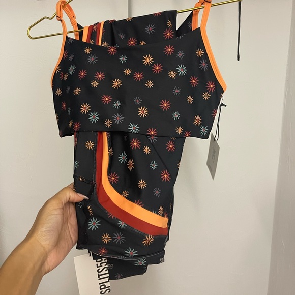 ShopBop Splits59 Sydney high waist techflex workout bra & leggings set M. BNWT - Picture 2 of 5